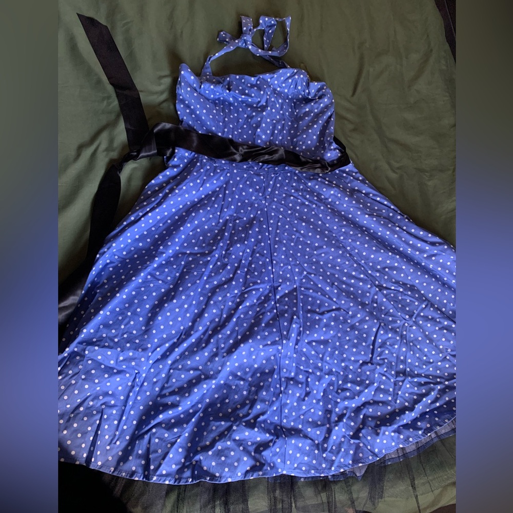 Plus size pin up dress